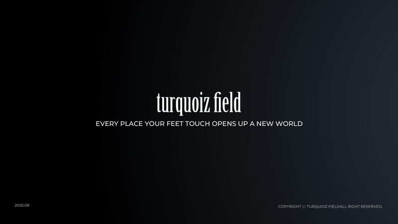 TURQUOIZ FIELD 브랜드소개서 표지